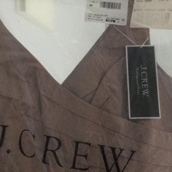 NWT - J.CREW Beige SARA 100% SILK TAFFETA - Picture 5 of 7